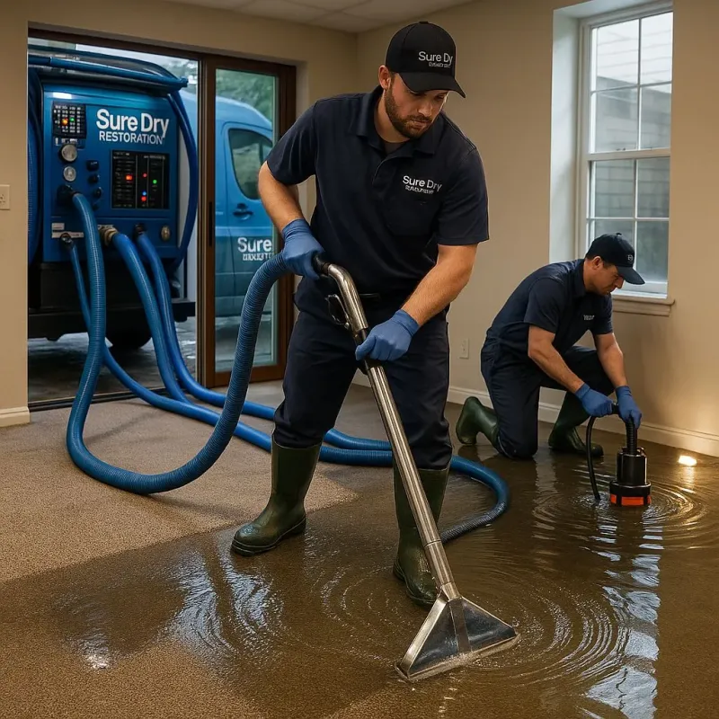 Water Extraction and Removal process in South Padre Island, TX